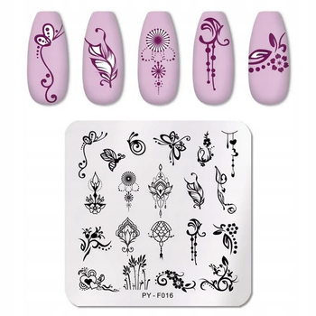 PICT YOU - Blaszka do Stempli - PY-F016 - ORNAMENTY
